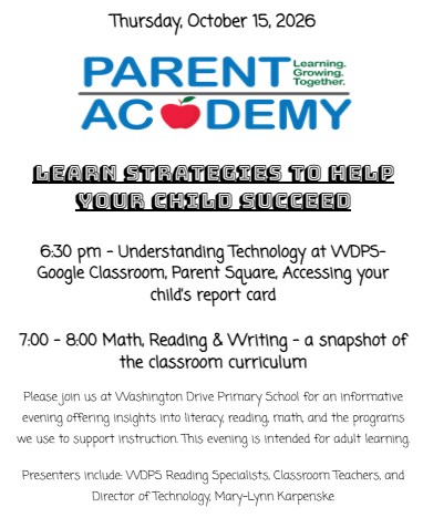 WDPS Happenings - October Edition - Please Read 