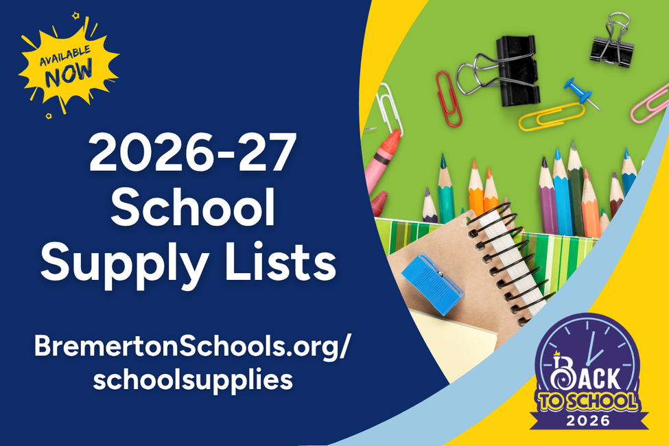 School Supply Lists for 2026-27 now available!