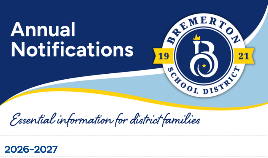 Annual notifications for families