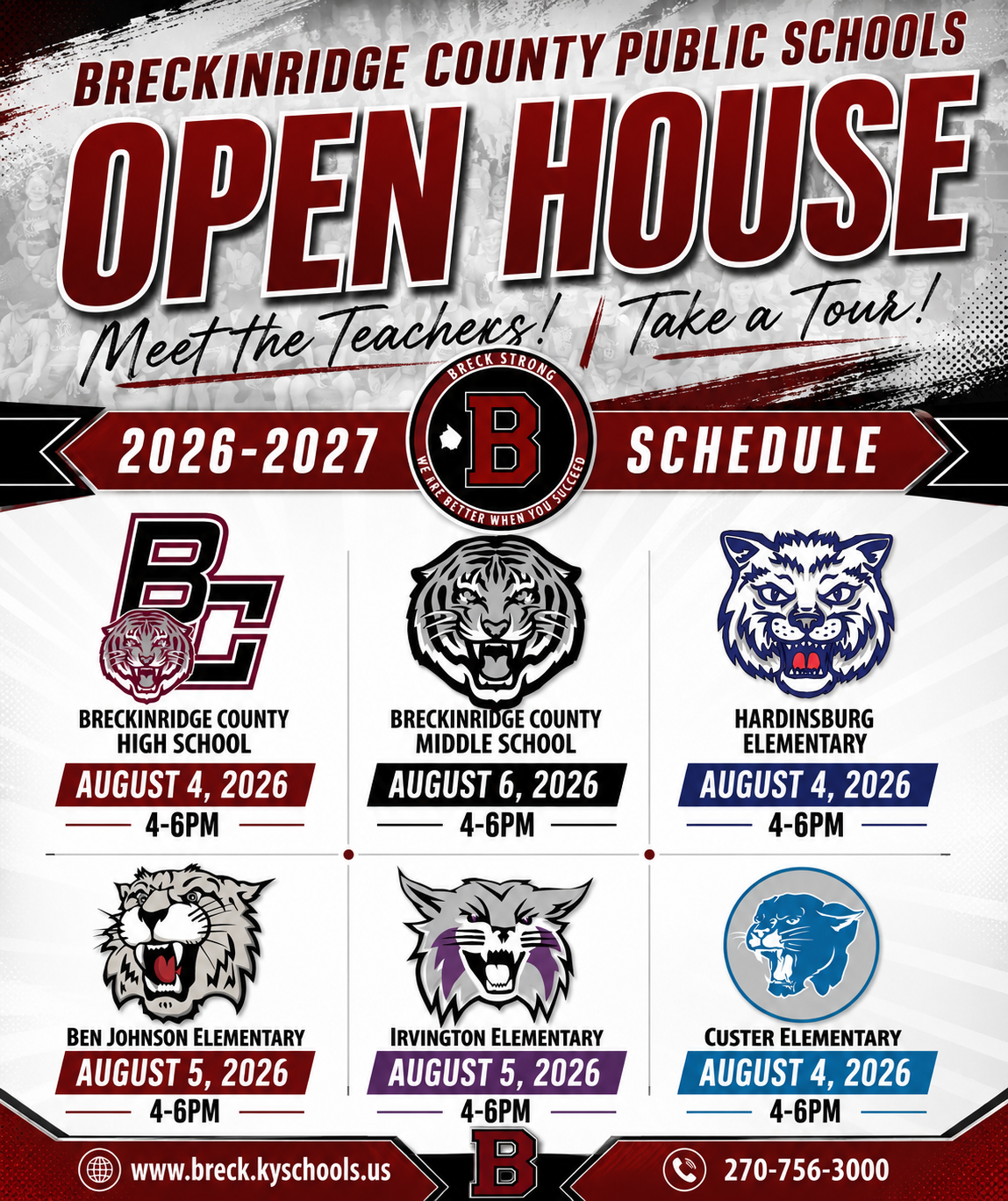 2026-2027 Open Houses