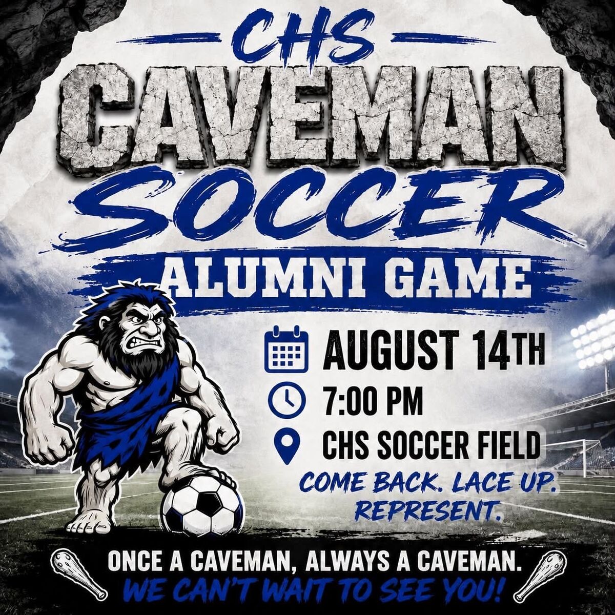Cavemen Alumni Soccer Game!