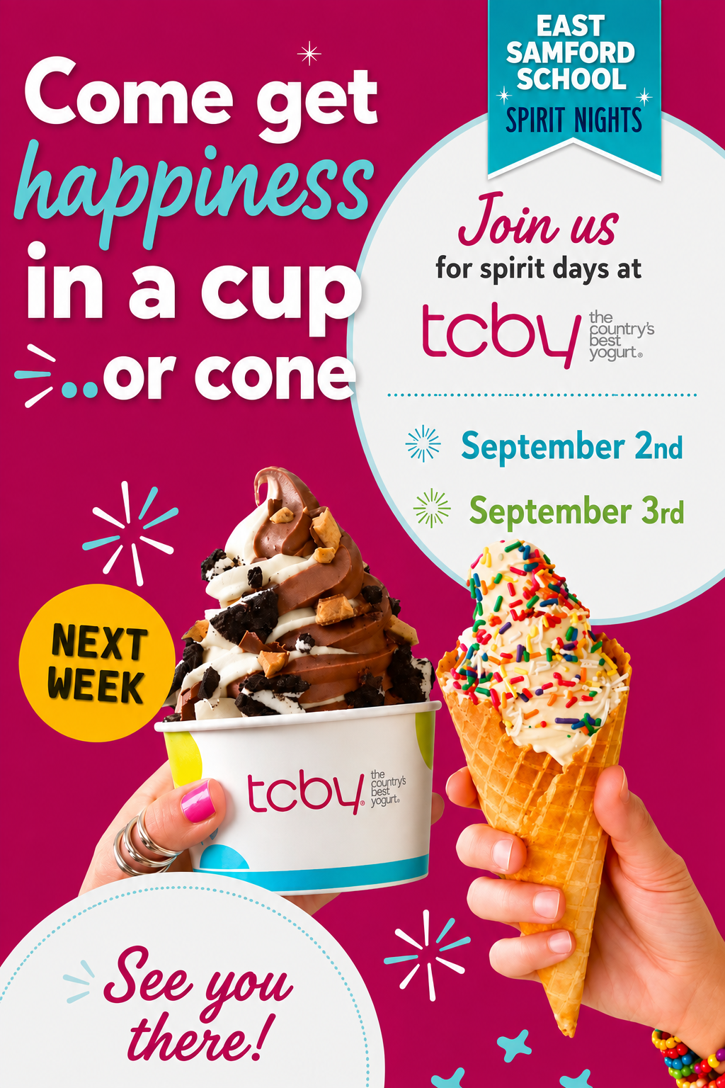 TCBY Fundraiser Nights