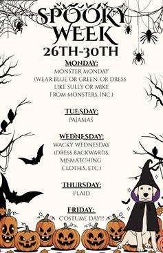 Spirit Week Flyer