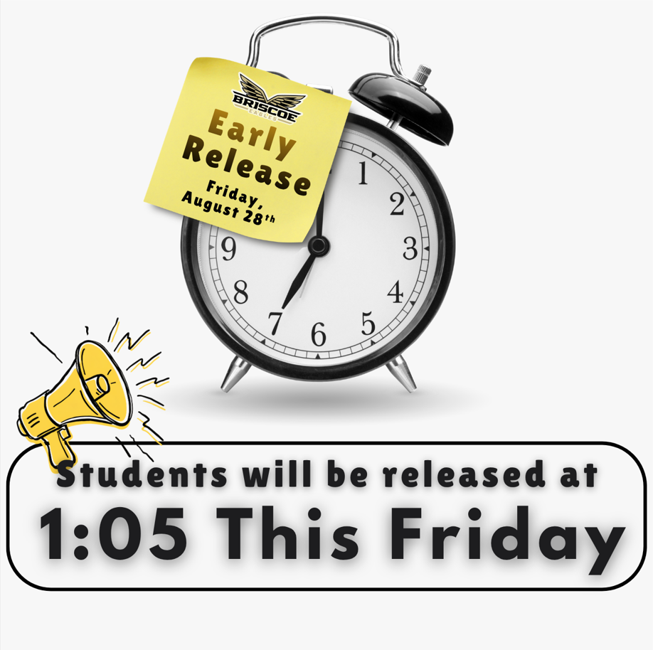 Early Release - Friday August 28