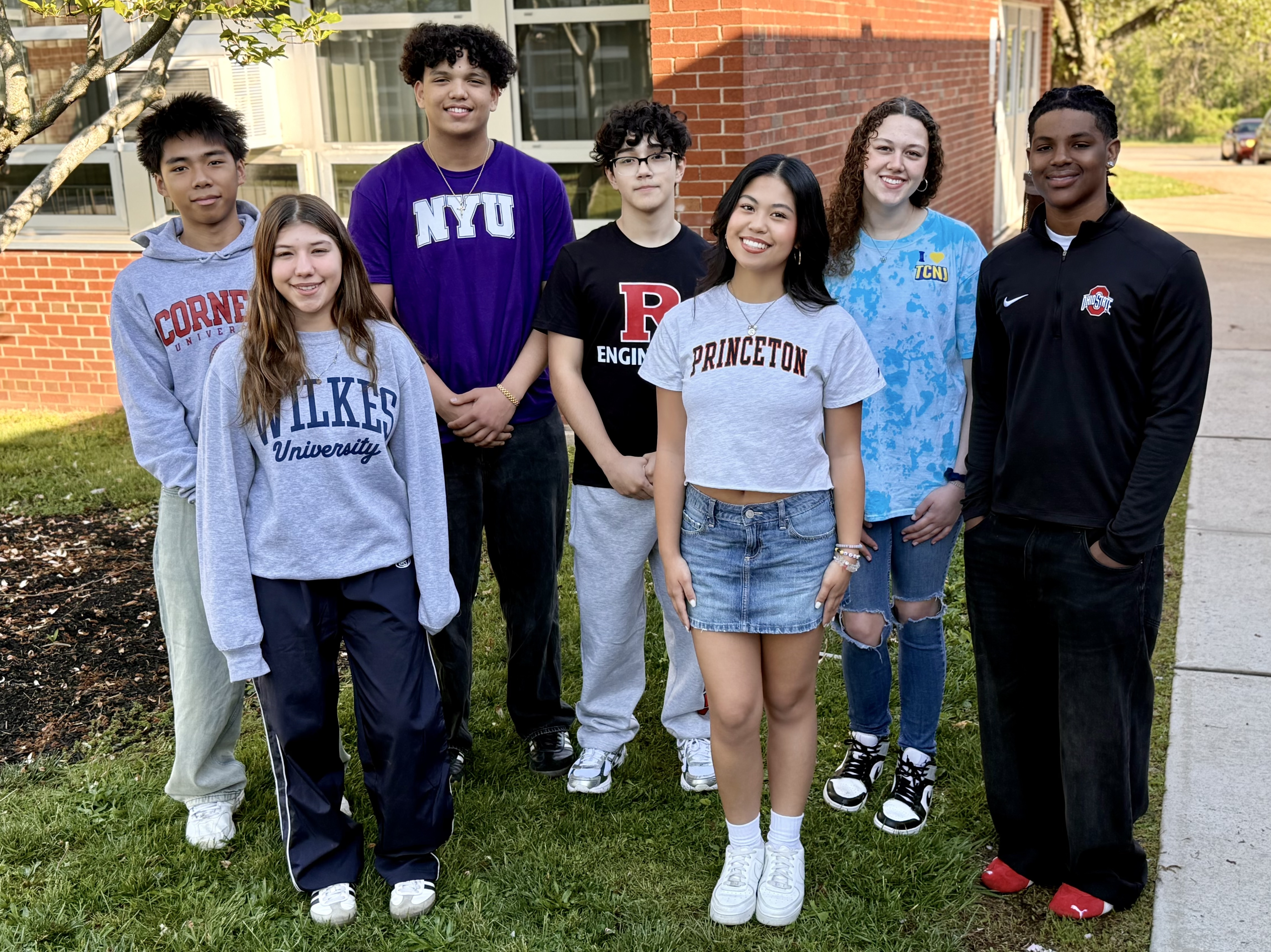 PHS seniors show off their new colors for Decision Day