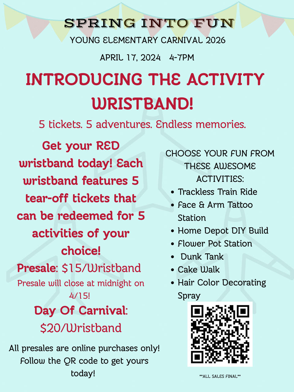 Carnival_Red wristband