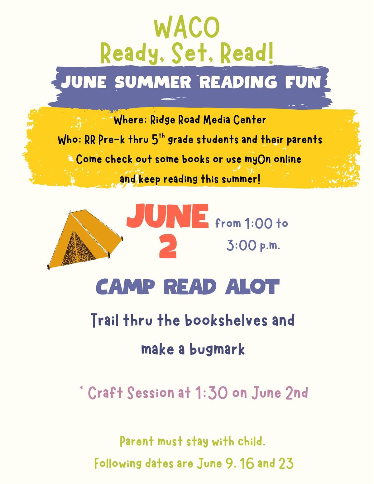 June Summer Reading Program 