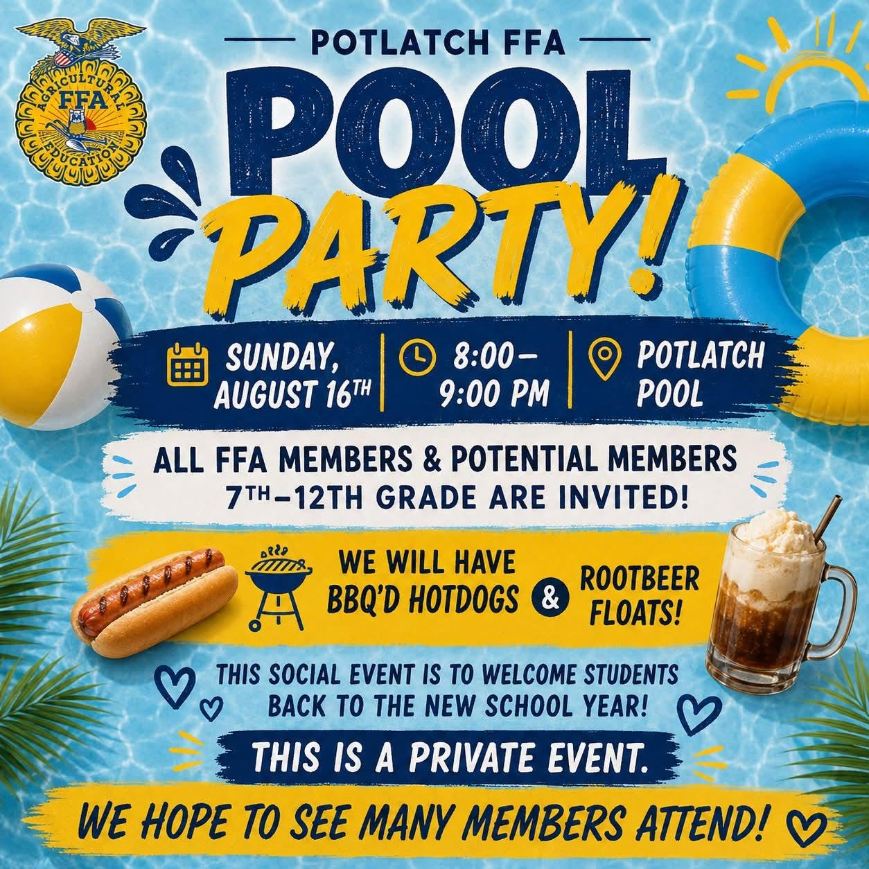 FFA Pool Party! 
