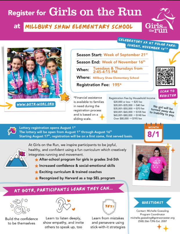 Girls on the Run at Shaw Fall 2026