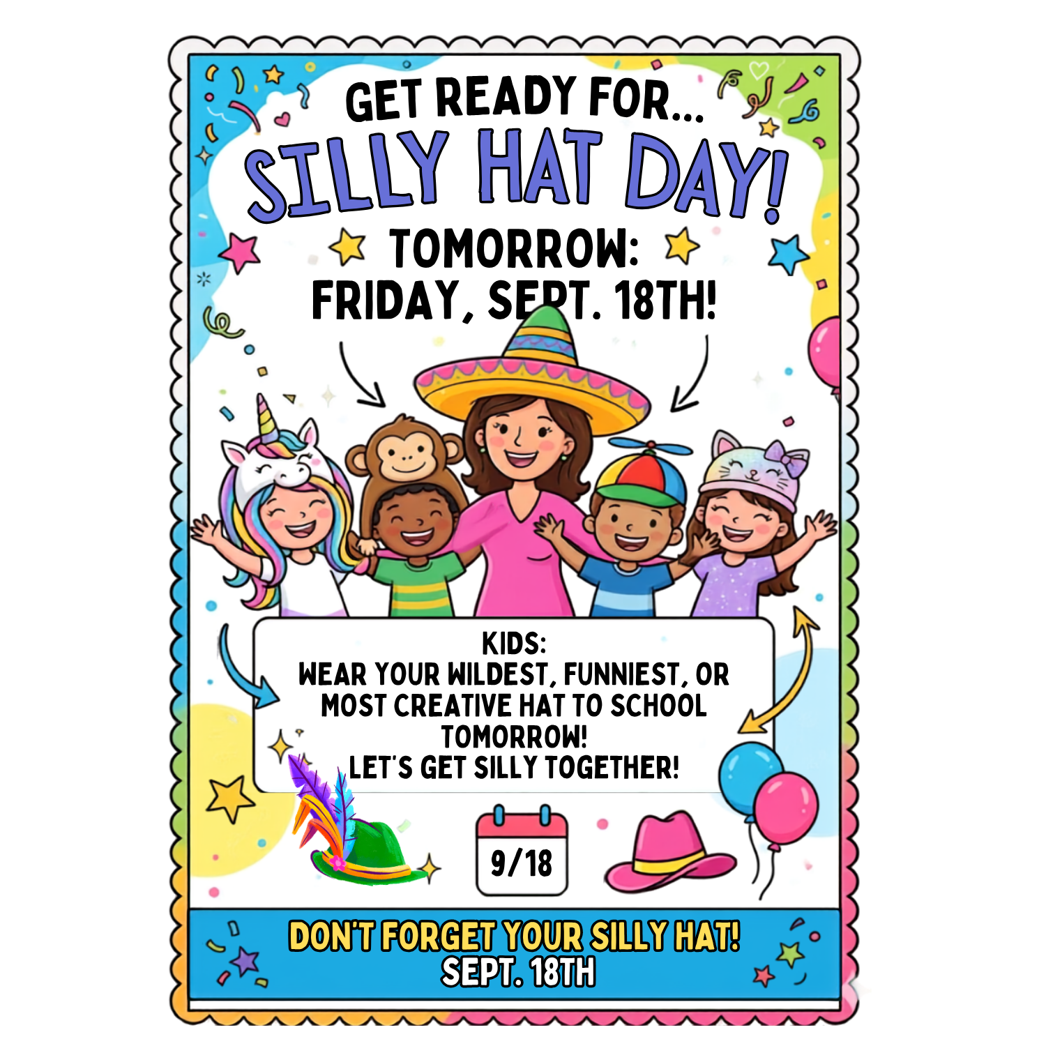 Spirit Day TOMORROW 