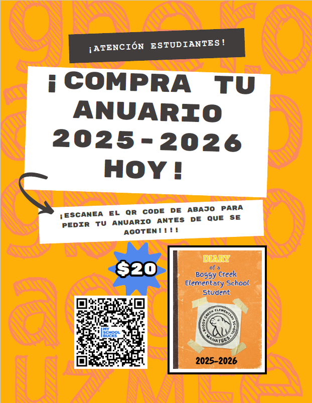 📣 ¡Atención familias de Boggy Creek!