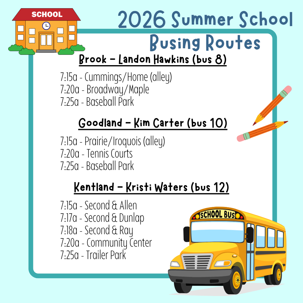 Summer School Information!
