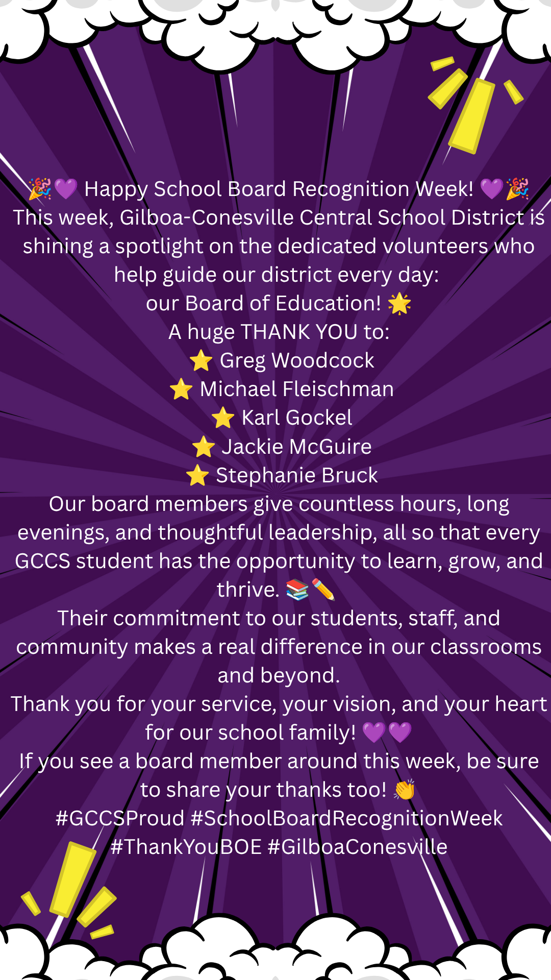 School Board Recognition Week: October 12-16