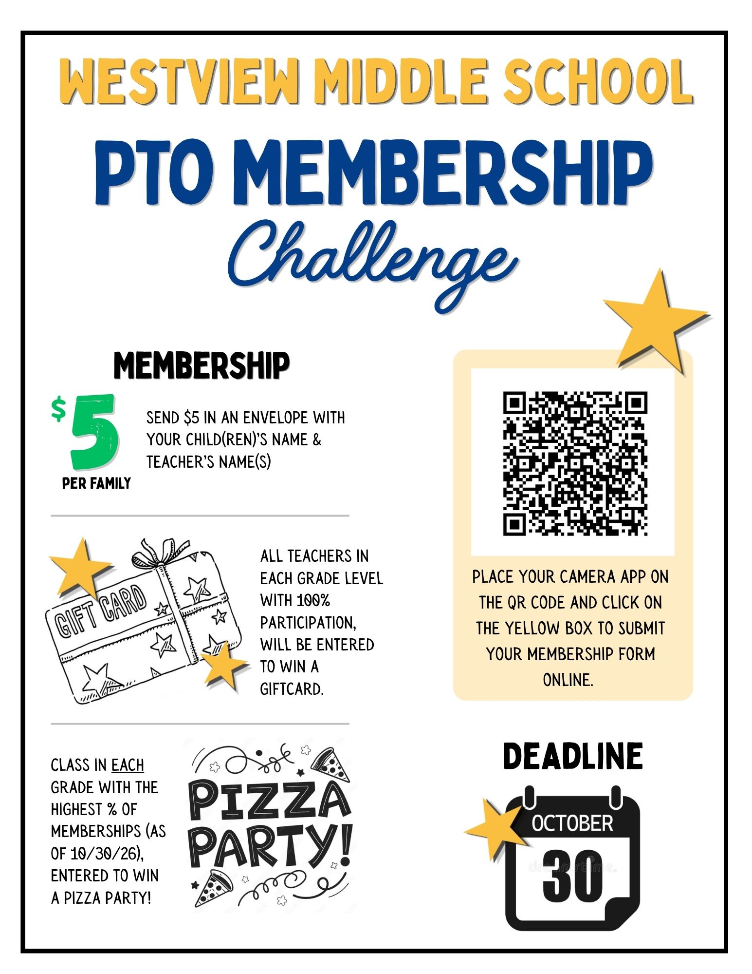 PTO Membership Drive