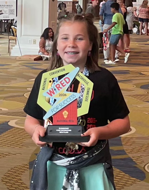 BCES student Carly Jane Hedges