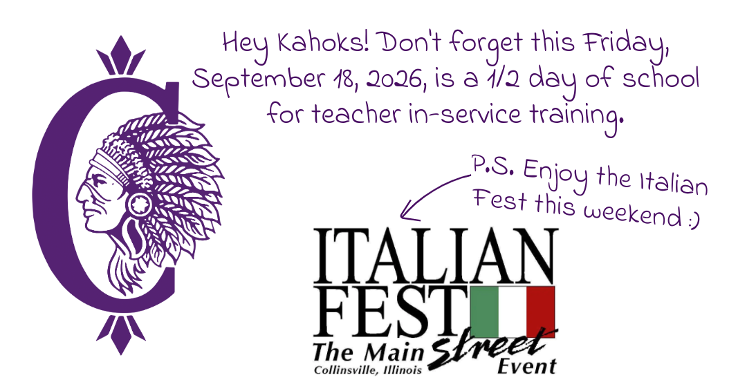 Plan Ahead: Half Day This Friday, Sept. 18 (Teacher In-Service)