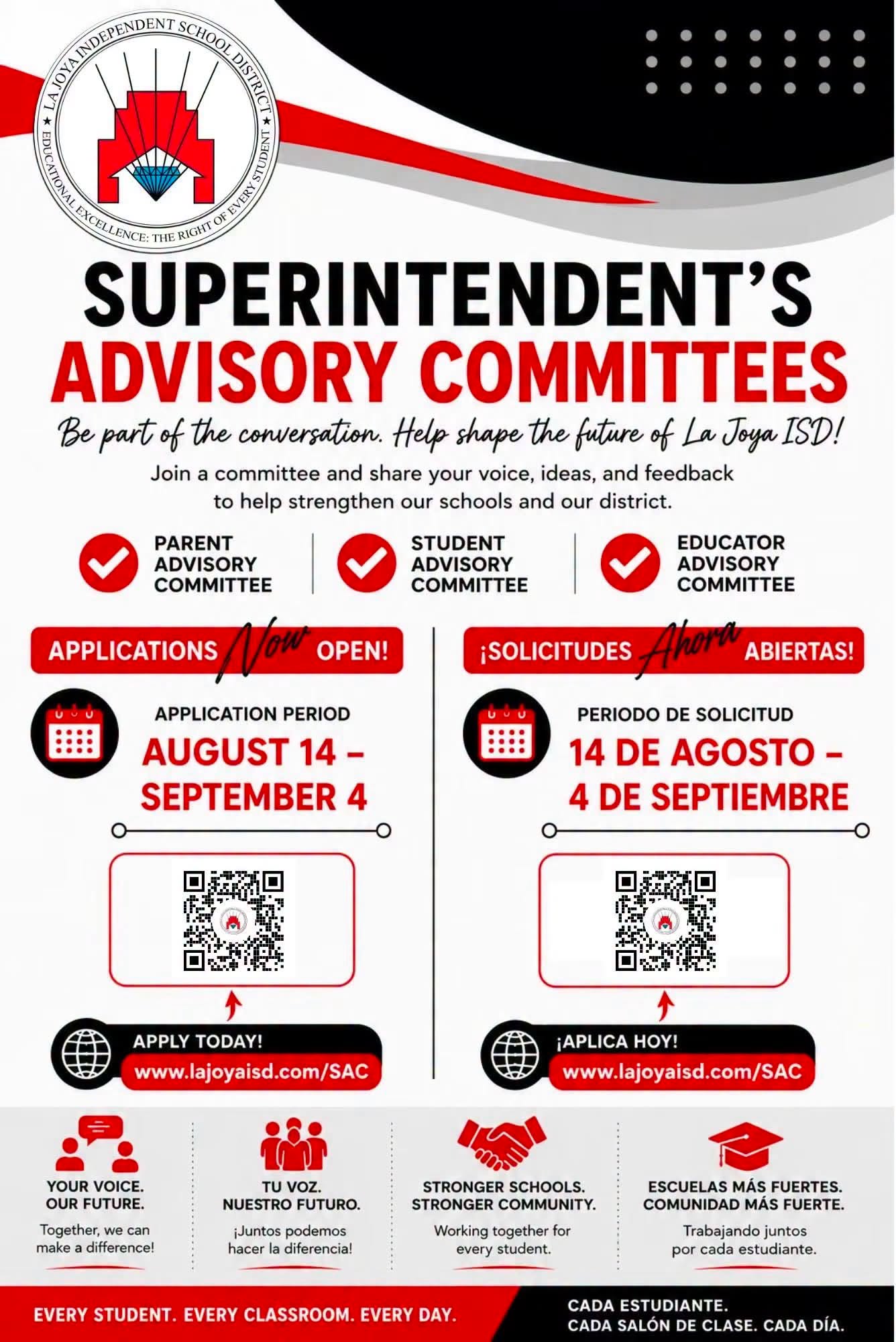 📣 Your voice matters, La Joya ISD