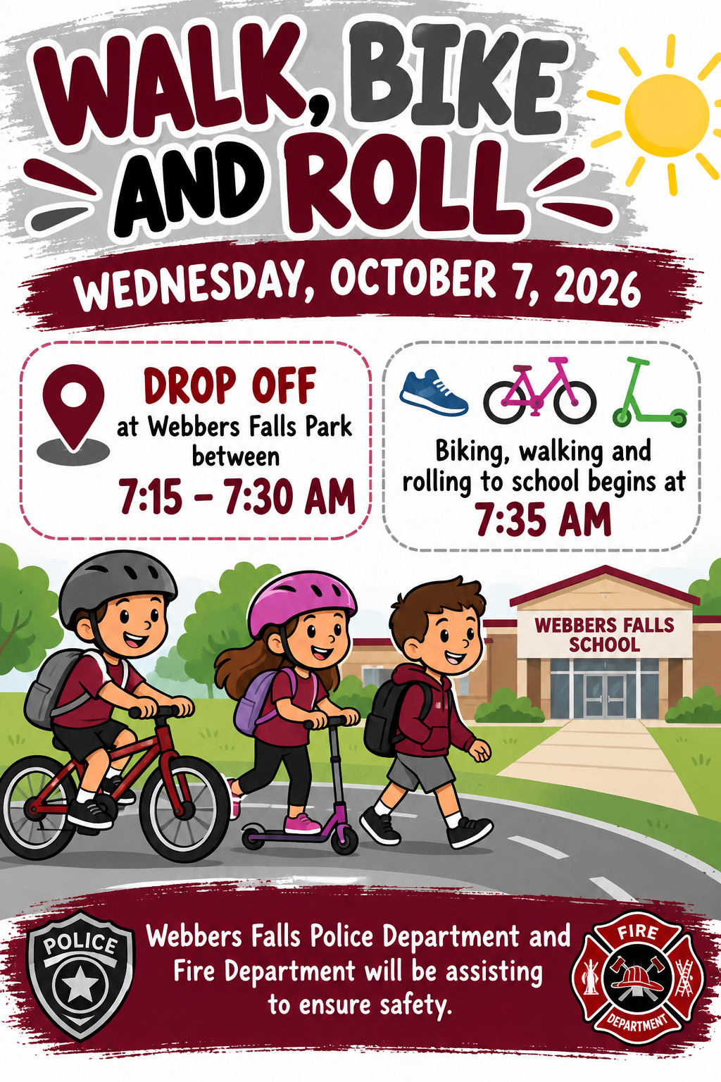 Walk, Bike, and Roll 