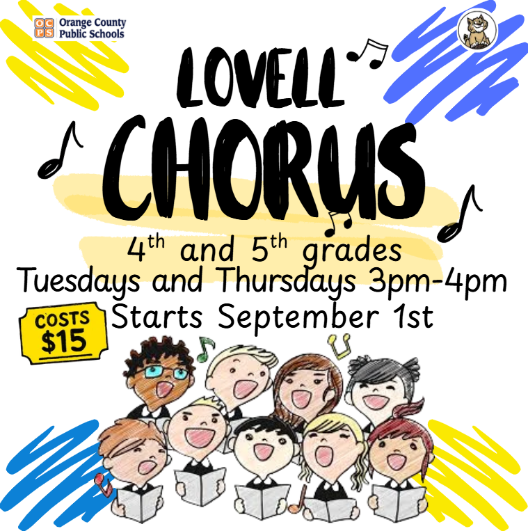 🎶 Join the Lovell Chorus! Calling All 4th & 5th Grade Wildcats!