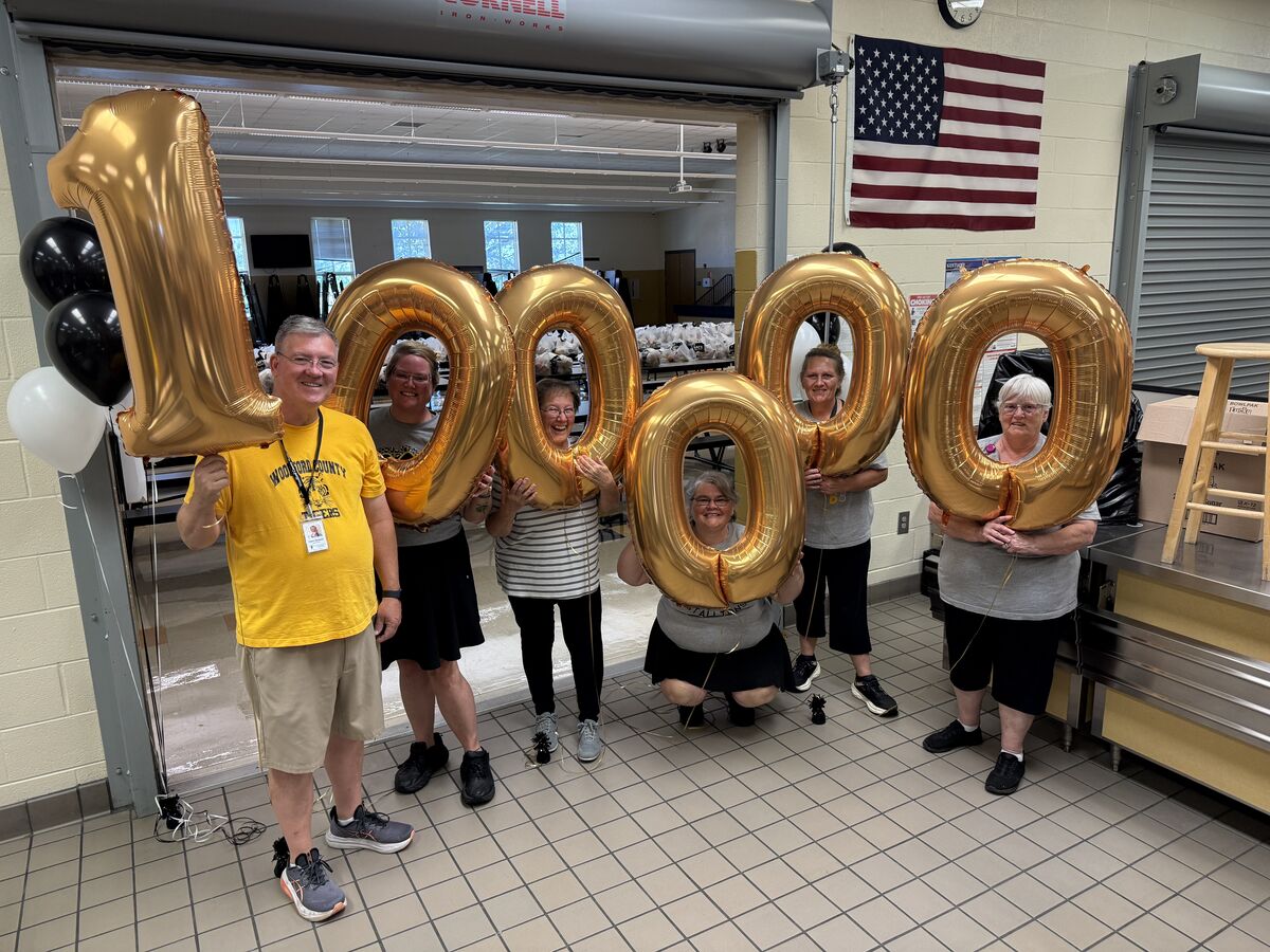 ⭐️ 100,000 Meals Served During Woodford County Public Schools Summer Meal Program ⭐️
