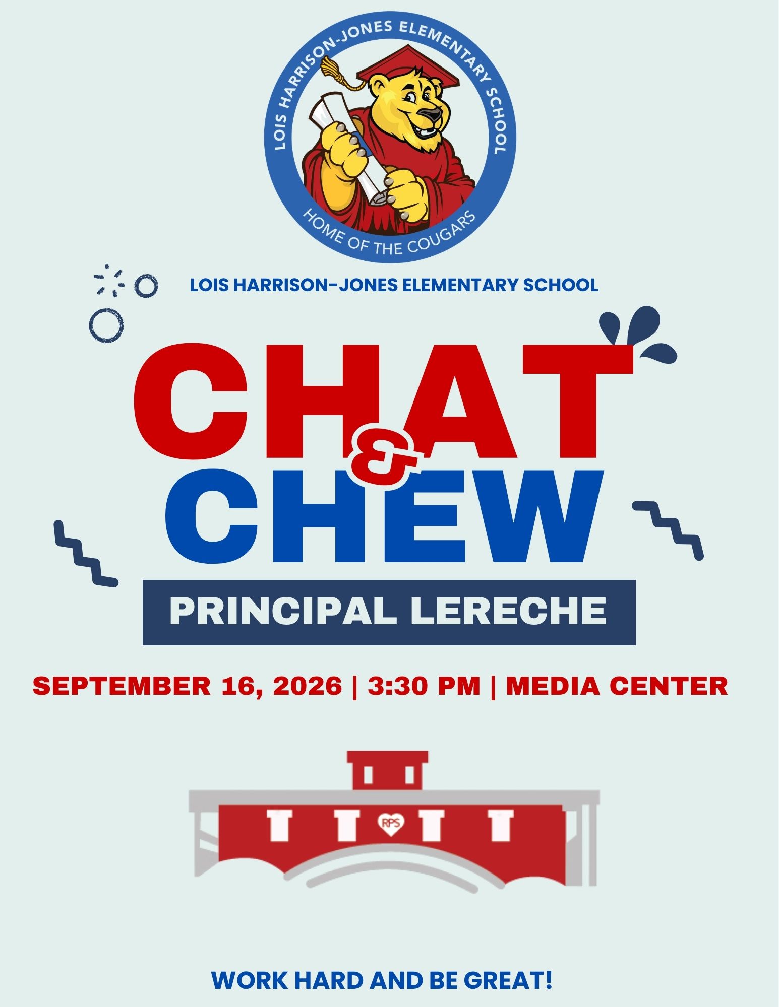 Principal Chat and Chew!