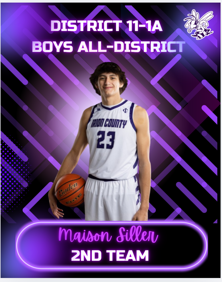 Maison Siller, a basketball player for Trion County, is recognized as 2nd Team All-District.