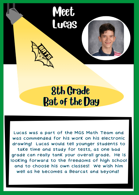 8th Grade Bat of the Day