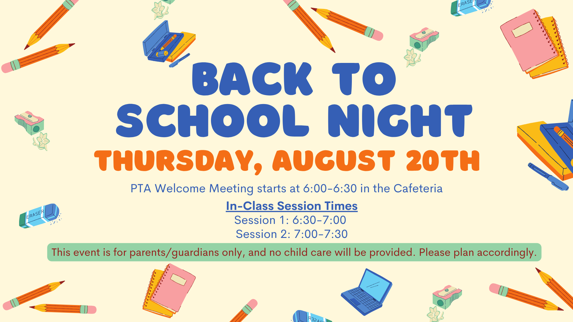 Back to School Night