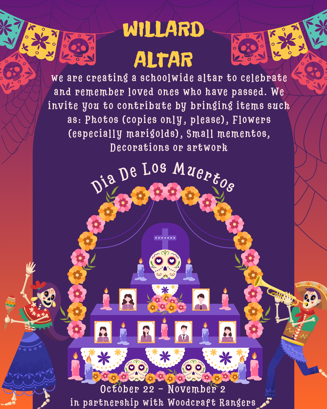 Dia De Los Muertos Altar