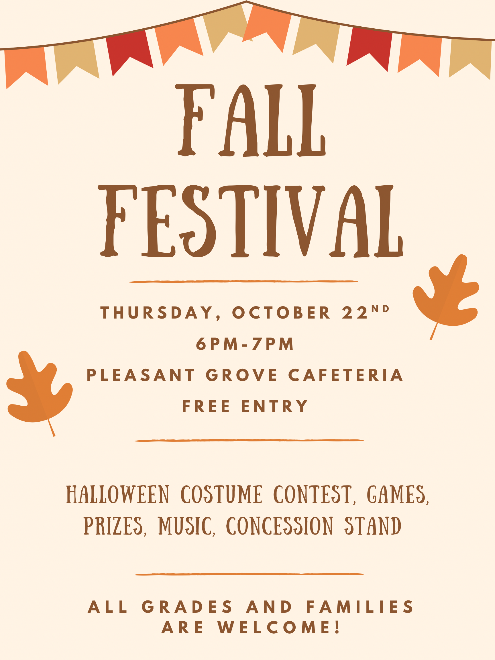 Fall Festival 10/22/26