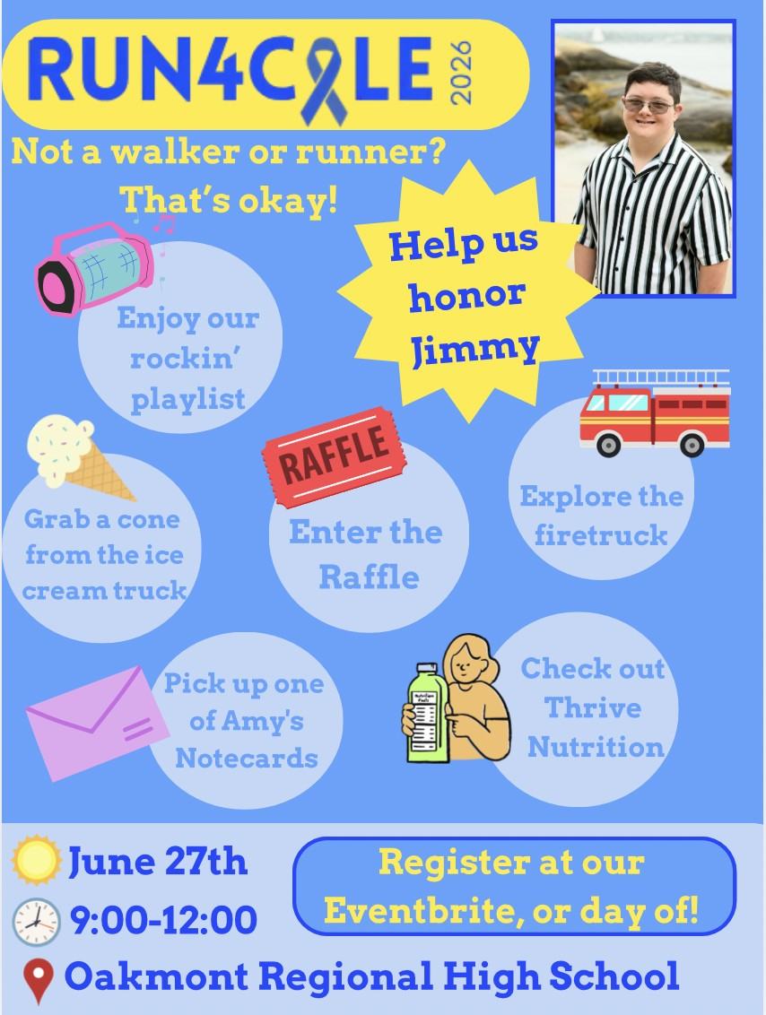 Run4Cole 5K Walk/Run 6/27/2026