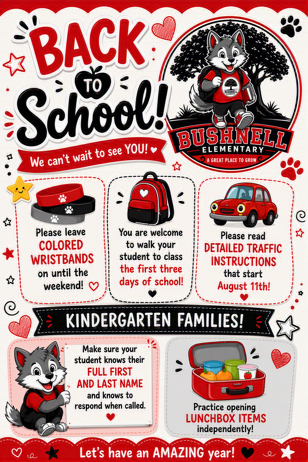 BES Back to School Information 2026
