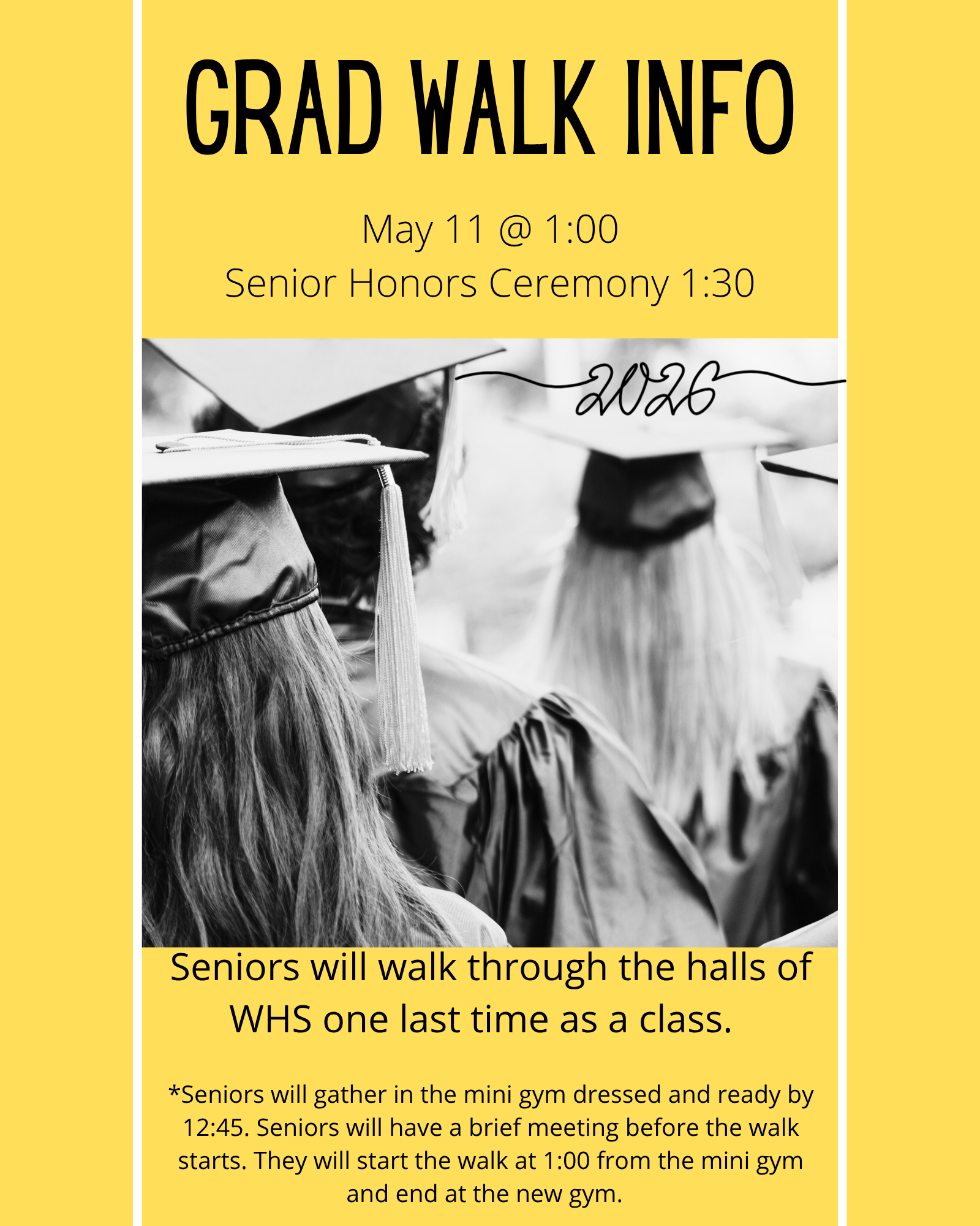 Senior Honors & Grad Walk 