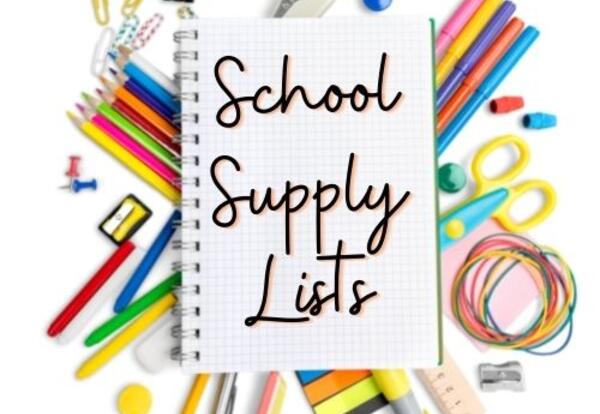 2026-2027 School Supply Lists