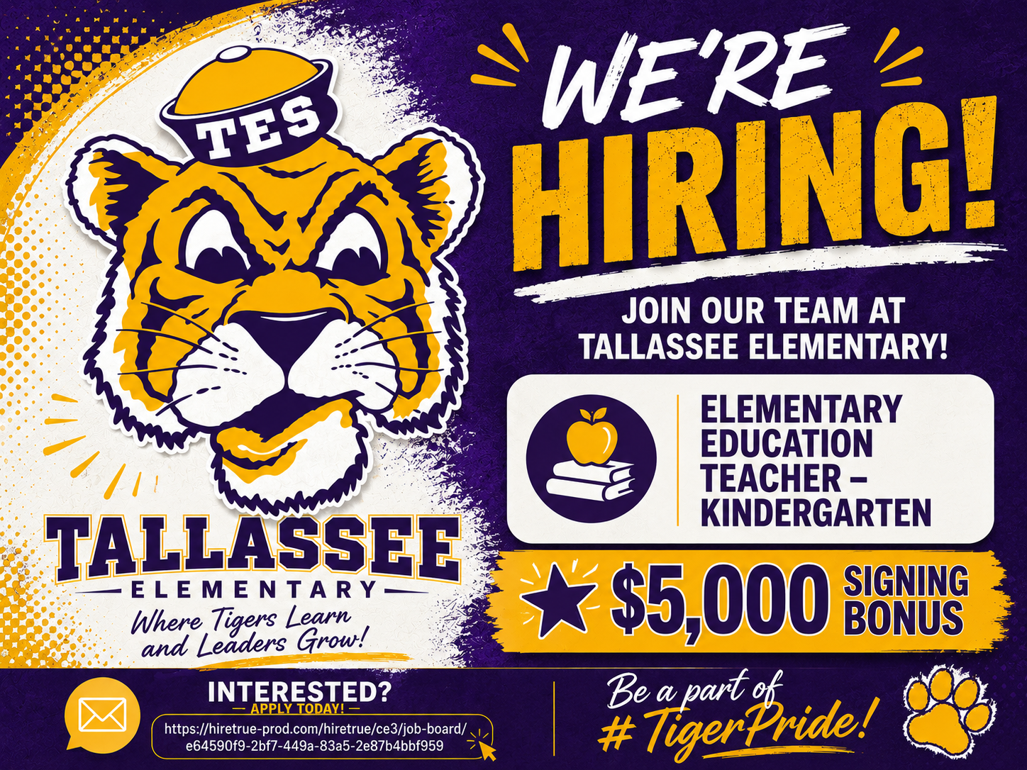 Kindergarten Vacancy Announcement