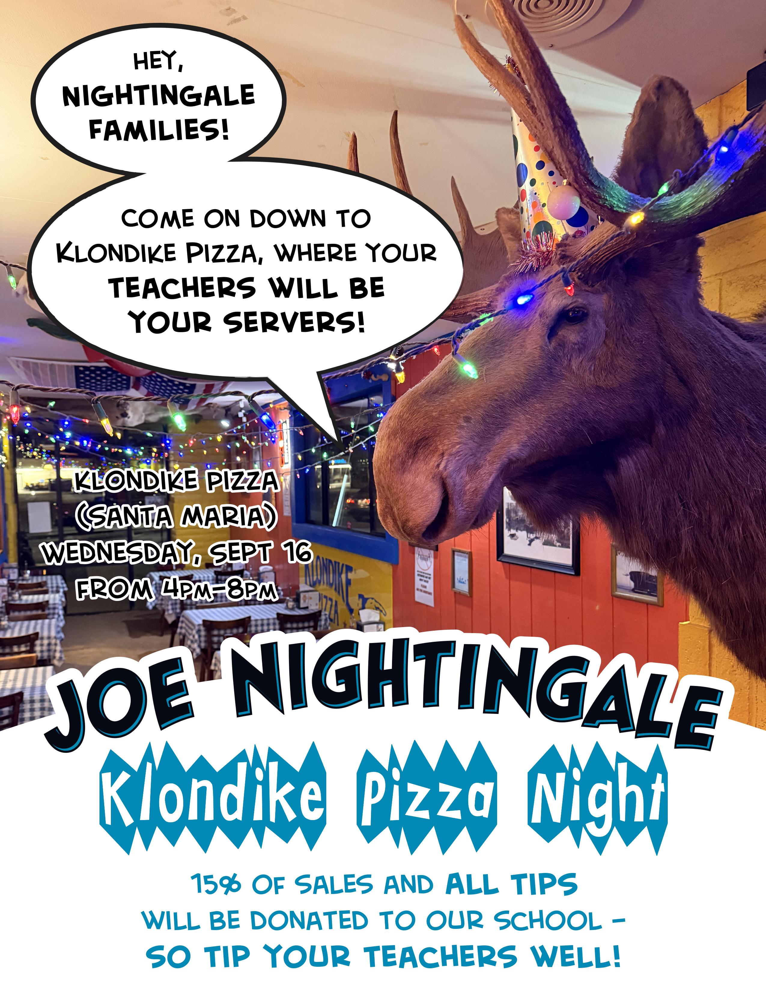 PTA Event - Klondike Pizza Night!