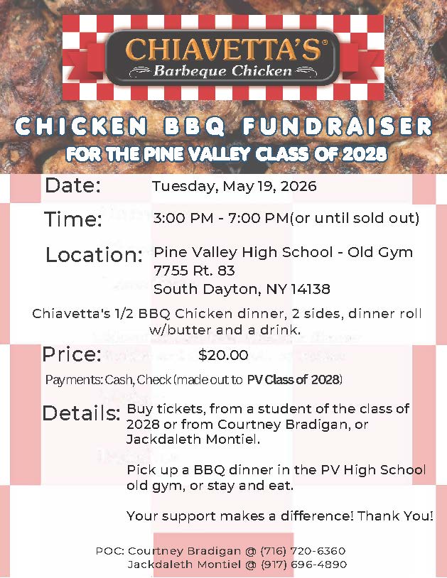 Class of 2028 Chicken BBQ Fundraiser