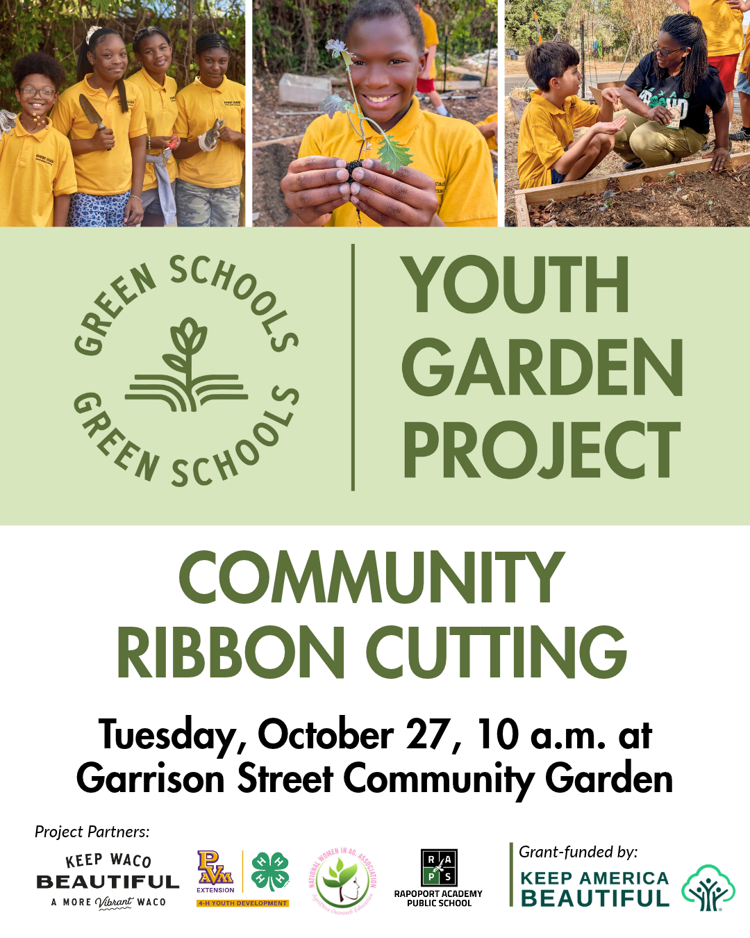 Green Schools Youth Garden Project Ribbon Cutting! 🌱