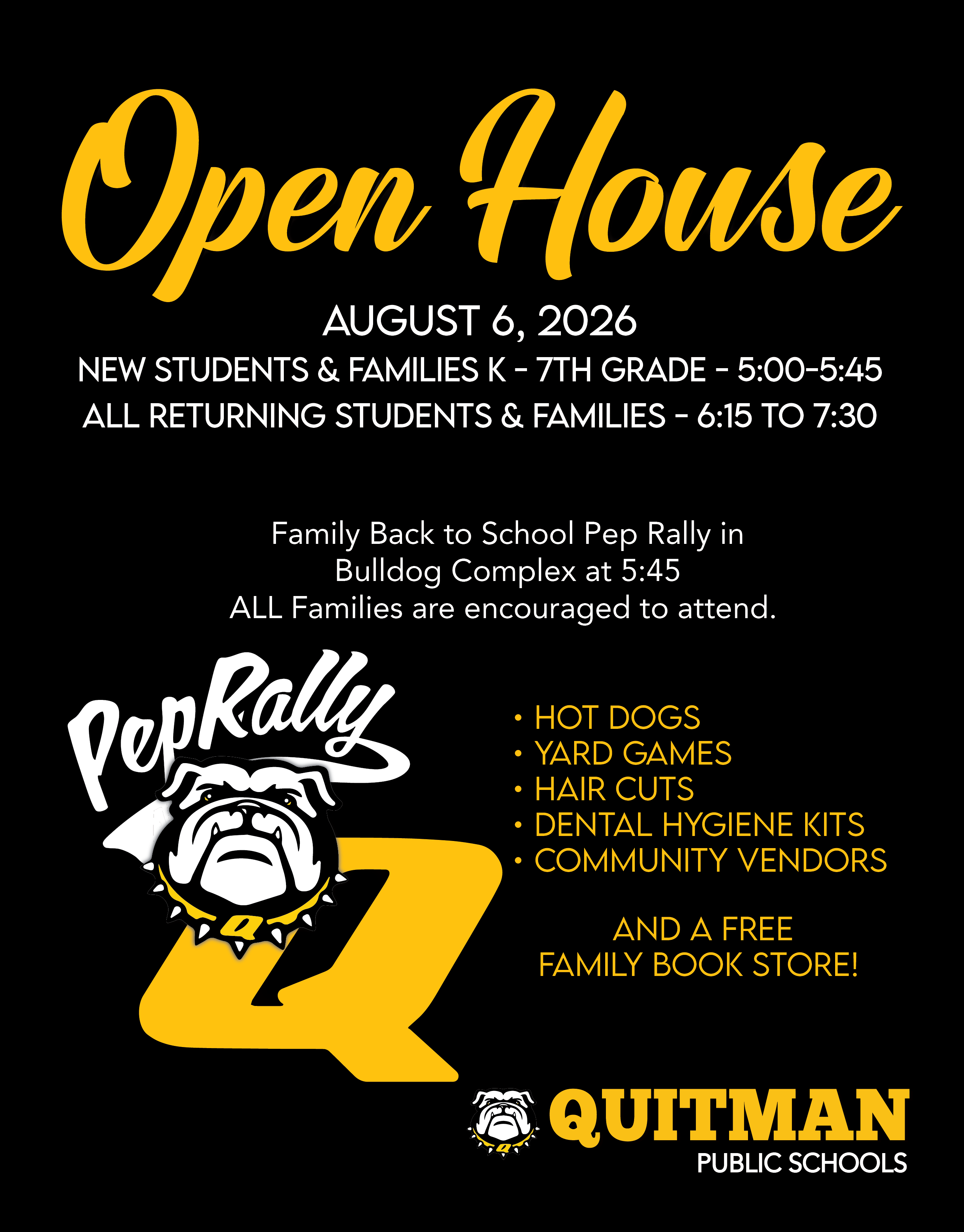 OPEN HOUSE! 