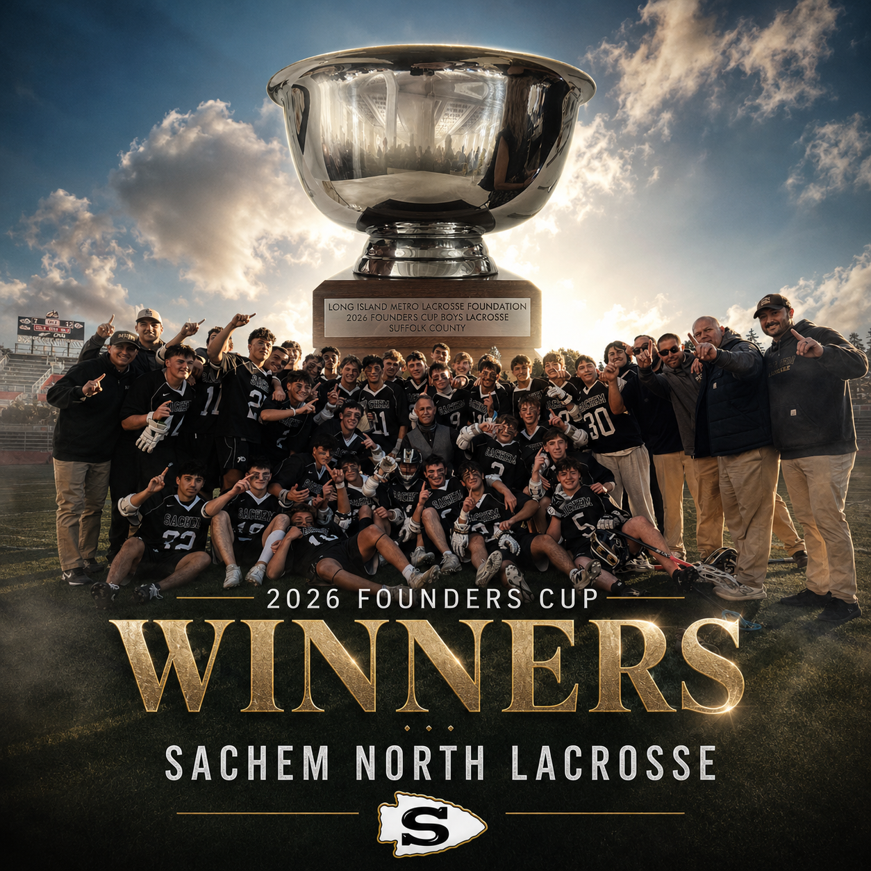 Sachem North Lacrosse Earns Suffolk County’s Prestigious Founders Cup