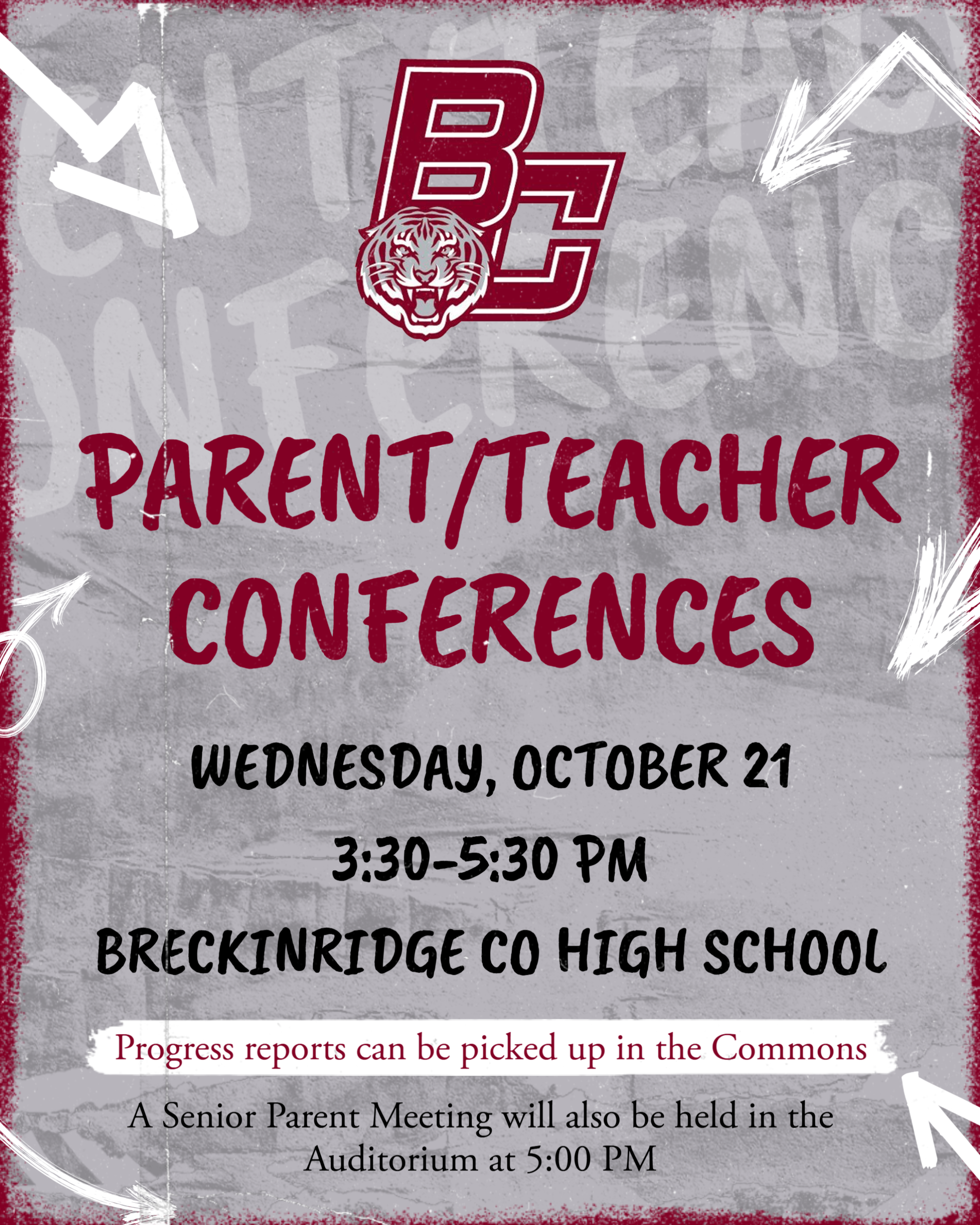 Lots of Events at BCHS This Afternoon - Please Join Us! 