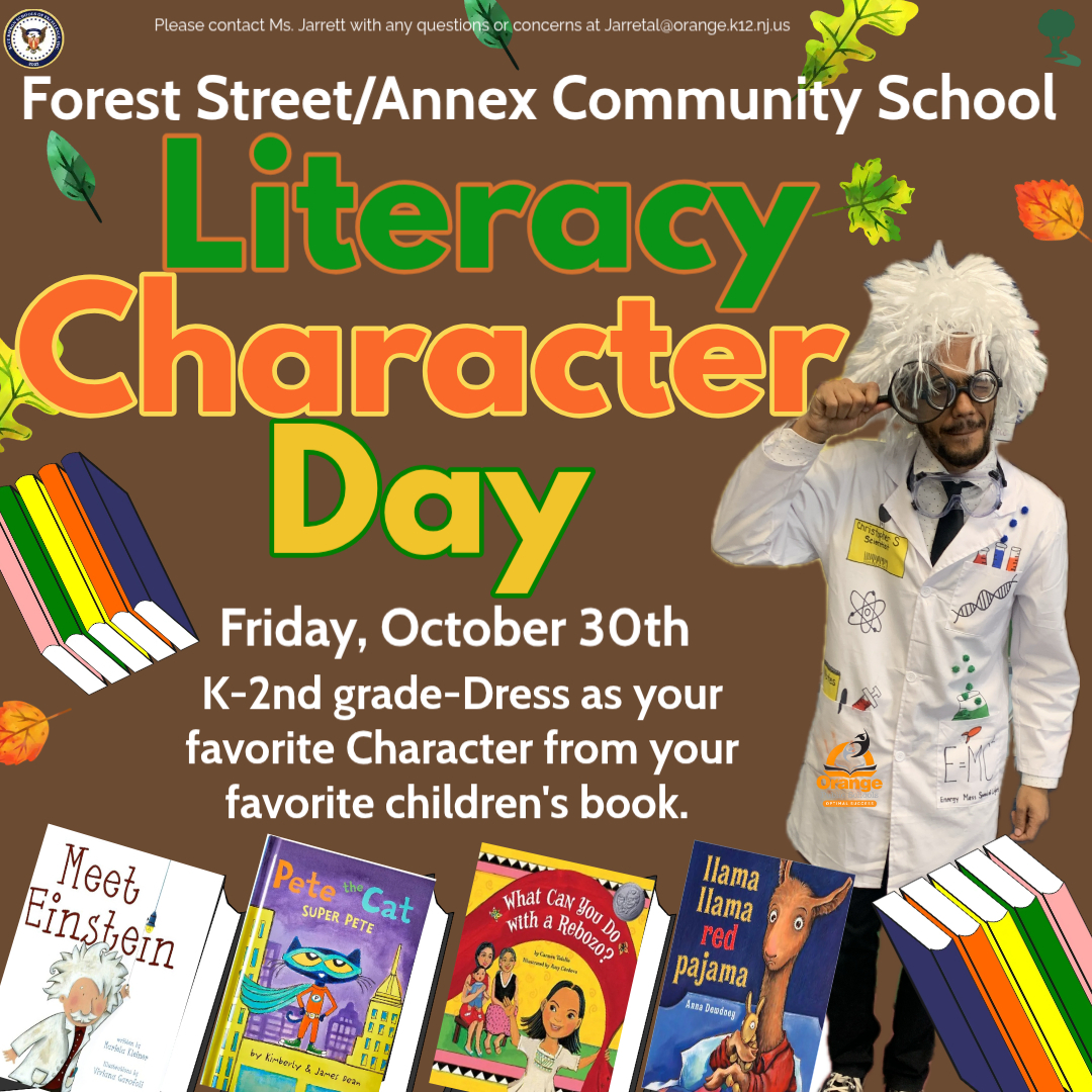 Forest Literacy Character Day and Trunk or Treat