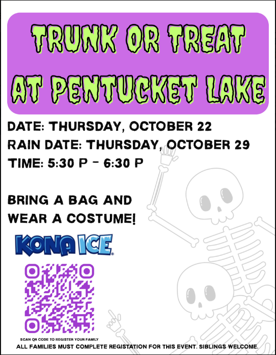 Trunk-or-Treat at Pentucket Lake - October 22