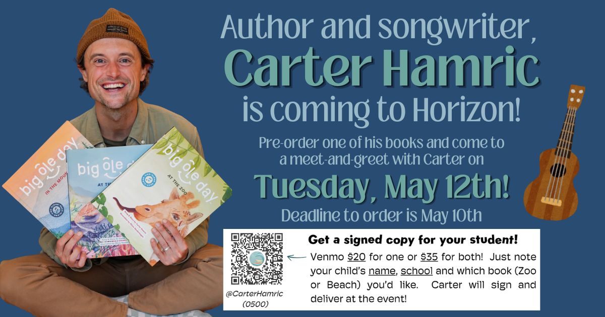 Author Visit Announcement