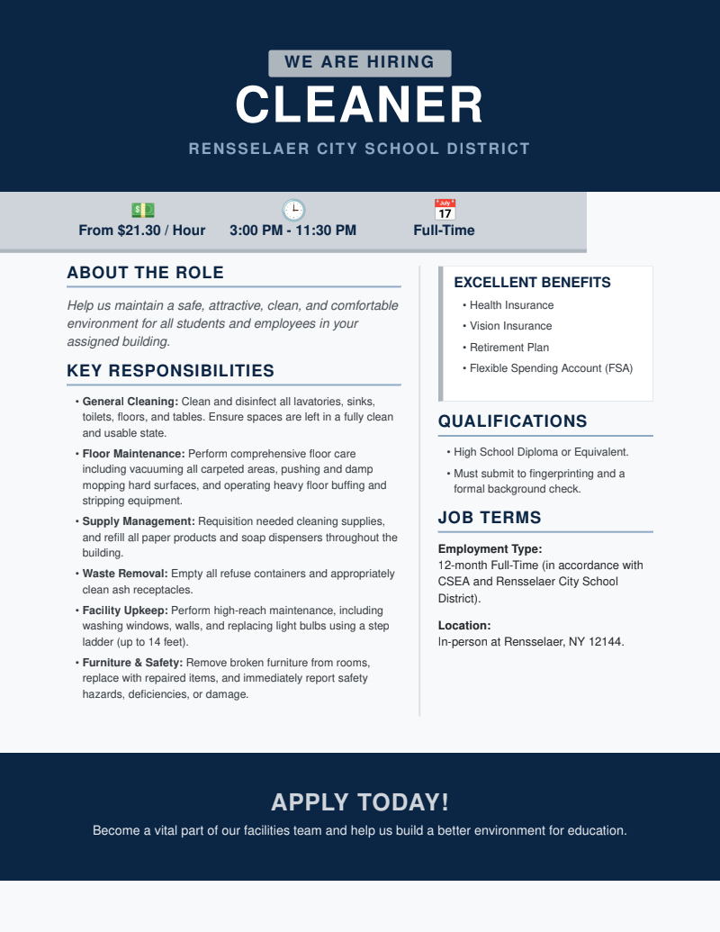 We're hiring! 