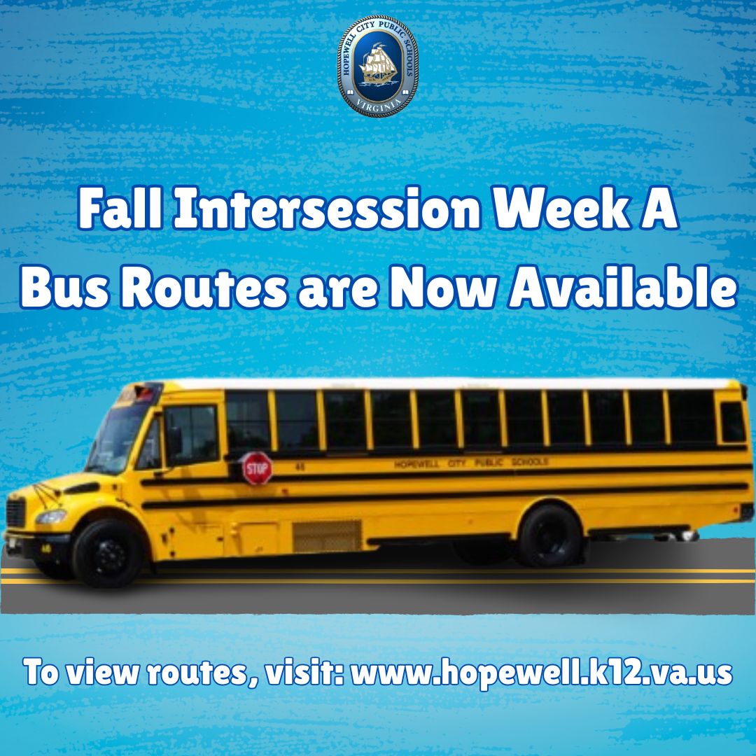  Fall Intersession Week A Bus Routes are Available