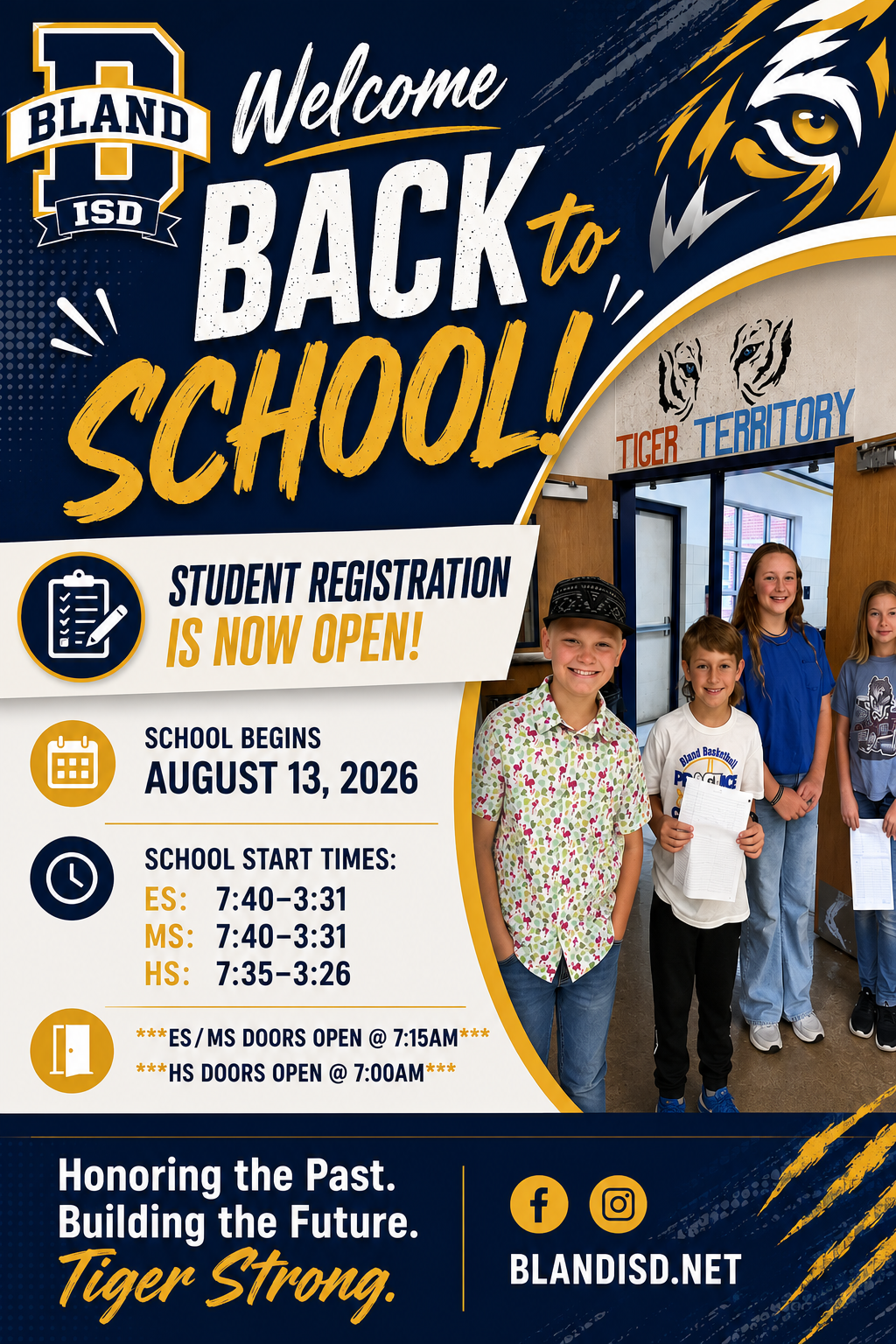 Welcome Back/Student Registration