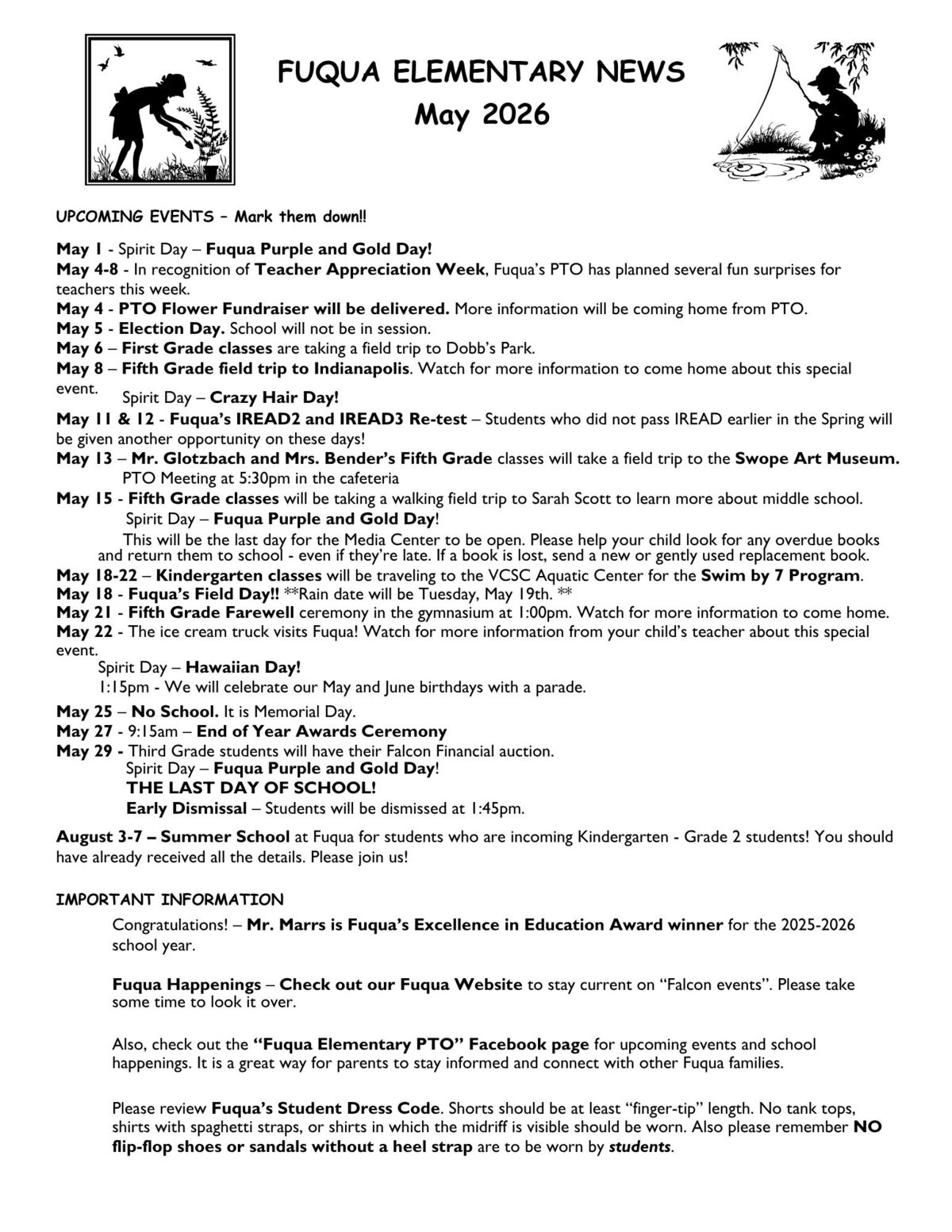 May Newsletter