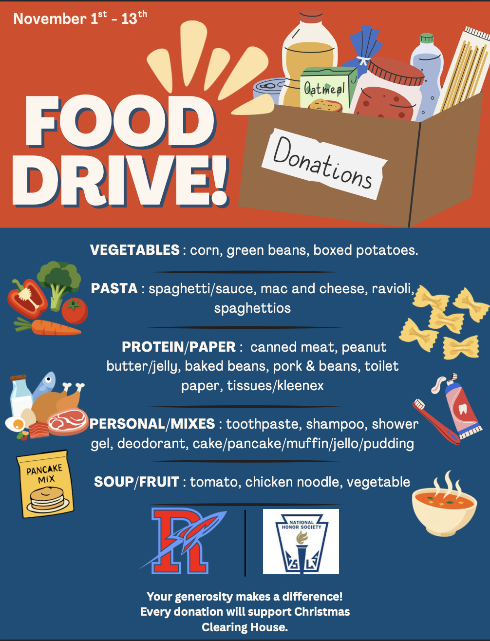 🎄❤️ NHS HOLIDAY FOOD DRIVE! ❤️🎄