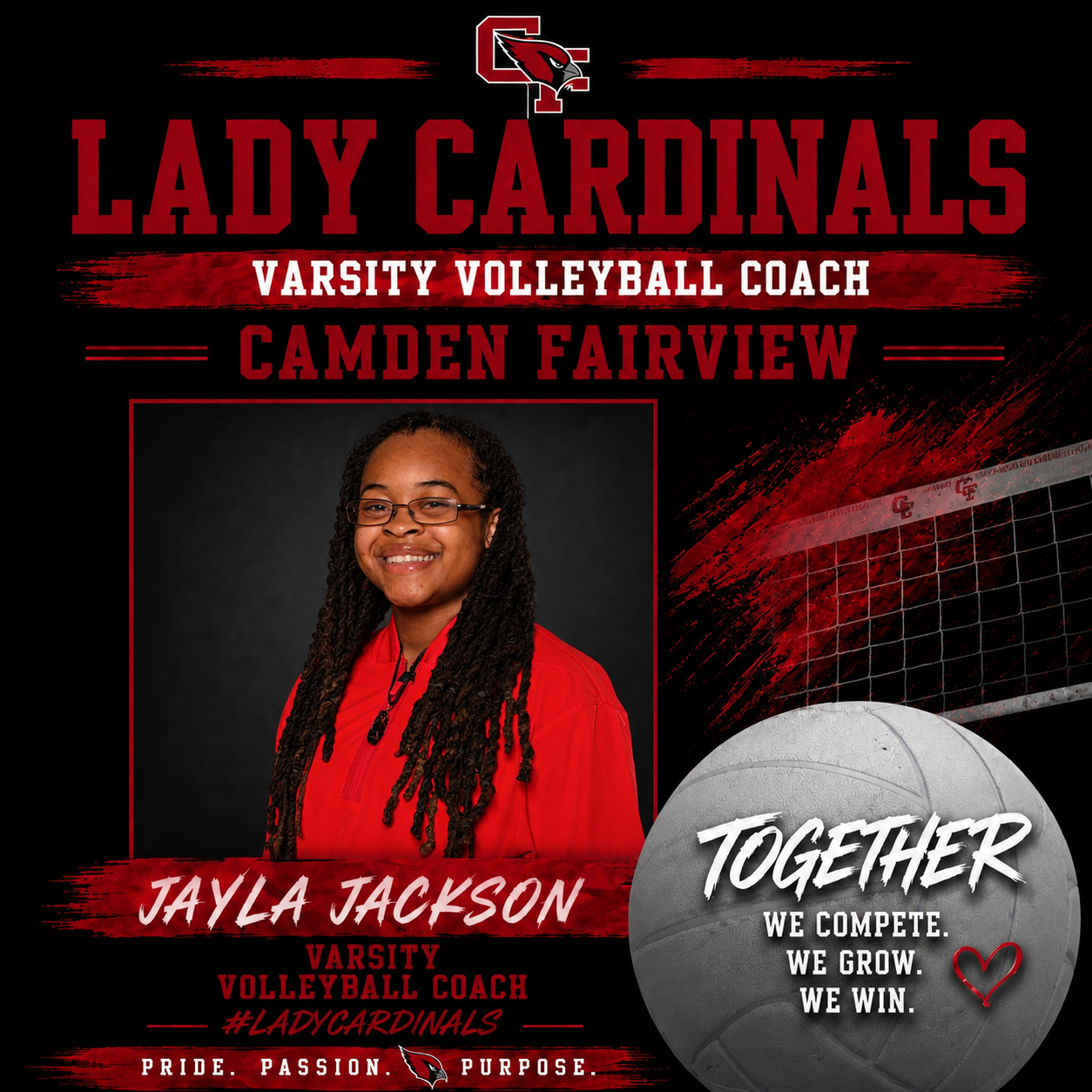 Camden Fairview Hires Jayla Jackson as Varsity Volleyball Coach 